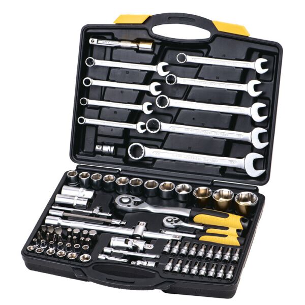 Набор ключей и насадок торцевых MasterTool GM PROFI 1/4” - 1/2”, трещотка 72Т, 82 шт, кейс, Арт.: 78-5182
Набор ключей и насадок торцевых MasterTool GM PROFI 1/4” - 1/2”, трещотка 72Т, 82 шт, кейс, Арт.: 78-5182