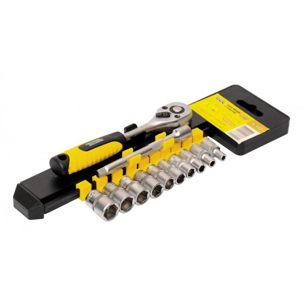 Набор насадок торцевых MasterTool GM PROFI CrV 1/4” 4-13 мм, трещотка 72Т, 12 шт, Арт.: 78-1412
Набор насадок торцевых MasterTool GM PROFI CrV 1/4” 4-13 мм, трещотка 72Т, 12 шт, Арт.: 78-1412