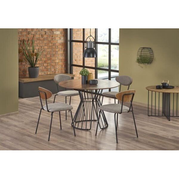 Круглый стол Halmar Bristol 110/110 Орех 
Круглый стол Halmar Bristol 110/110 Орех