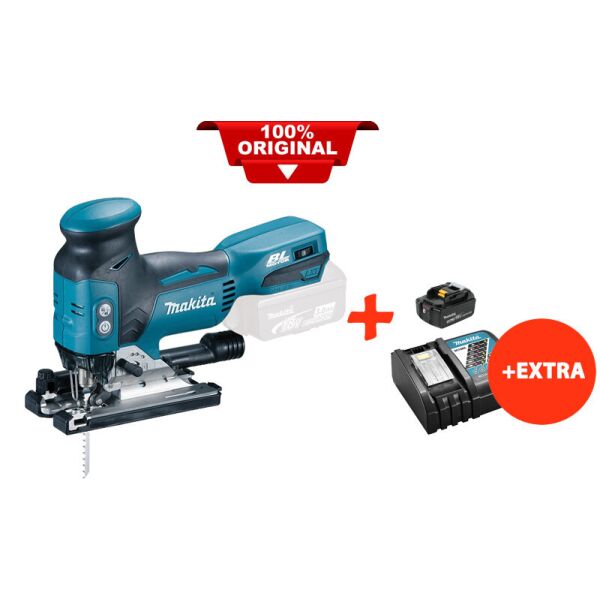 Аккумуляторный лобзик Makita DJV181ZJ+акк.18V 5 Ah+быстрозарядное ЗУ+Makpac (DJV181RT)
Аккумуляторный лобзик Makita DJV181ZJ+акк.18V 5 Ah+быстрозарядное ЗУ+Makpac (DJV181RT)