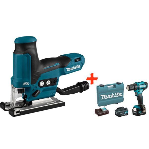 Аккумуляторный лобзик Makita JV102DZ + акк шуруповерт DF333DWME + 2 акб 12 V 4 Ah + з/у + кейс (JV102SET3)
Аккумуляторный лобзик Makita JV102DZ + акк шуруповерт DF333DWME + 2 акб 12 V 4 Ah + з/у + кейс (JV102SET3)