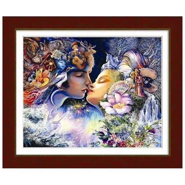10001 Прелюдия к поцелую (по мотивам картины Жозефины Уол). Dream Art. Набор алмазной живописи (круглые камни,
10001 Прелюдия к поцелую (по мотивам картины Жозефины Уол). Dream Art. Набор алмазной живописи (круглые камни,