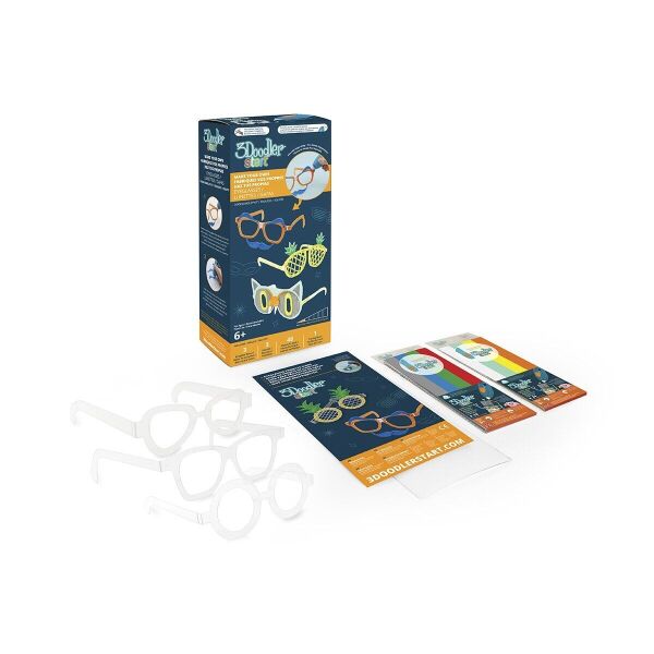 Набор аксессуаров для 3D-ручки 3Doodler Start Модные очки (48 стержней, 3 шаблона, 1 трафарет) (817005022148)
Набор аксессуаров для 3D-ручки 3Doodler Start Модные очки (48 стержней, 3 шаблона, 1 трафарет) (817005022148)