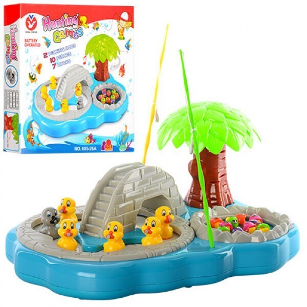 Настольная игра Рыбалка Hong Игровой набор 2 удочки с магнитом,10 рыбок,7 уточек 34 х 34 см (685-26A-RT)
Настольная игра Рыбалка Hong Игровой набор 2 удочки с магнитом,10 рыбок,7 уточек 34 х 34 см (685-26A-RT)