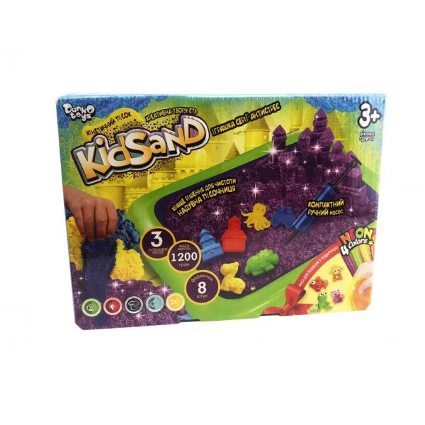 Набор для творчества Кинетический песок KіdSand 1200 г + песочница Danko Toys (8096DT-RT)
Набор для творчества Кинетический песок KіdSand 1200 г + песочница Danko Toys (8096DT-RT)