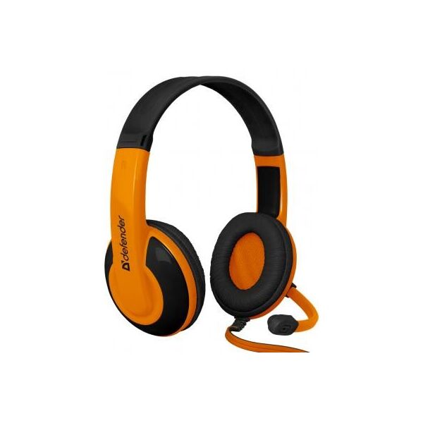 Наушники Defender Warhead G-120 Black-Orange (64099)