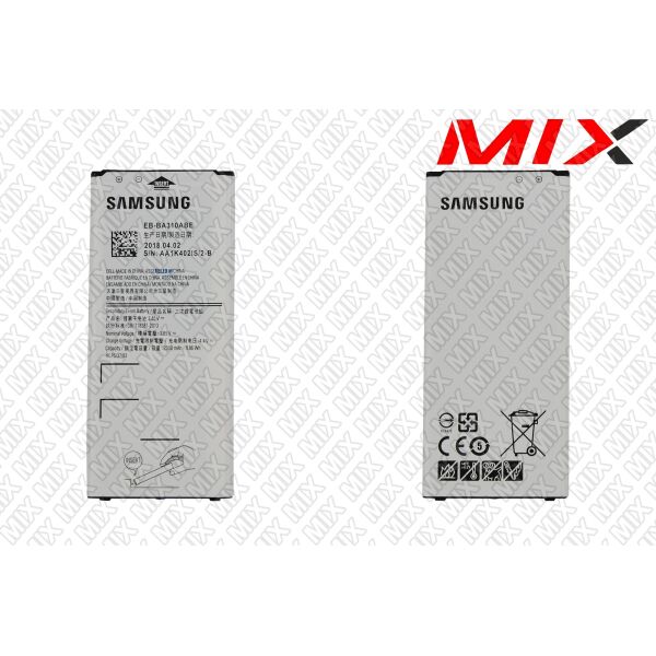 Батарея для SAMSUNG A310F Galaxy A3 (2016) (SM-A310F, SM-A310F/DS) Li-ion 3.85V 2300mAh 7835002 Original
Батарея для SAMSUNG A310F Galaxy A3 (2016) (SM-A310F, SM-A310F/DS) Li-ion 3.85V 2300mAh 7835002 Original