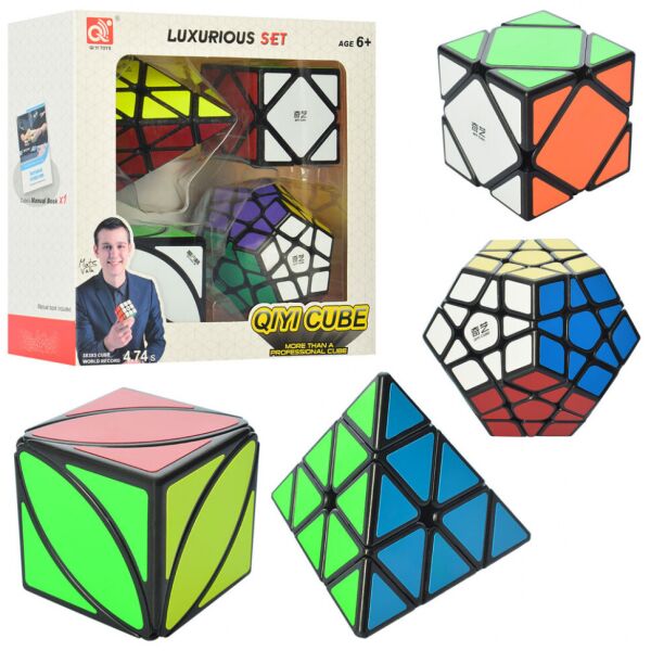 Подарочный набор головоломок Кубик Рубика Фирменный QIYI Cube 4 шт Megaminx, Pyraminx, Skewb, Ivy Cube с инструкцией по сборке (EQY527-RT)
Подарочный набор головоломок Кубик Рубика Фирменный QIYI Cube 4 шт Megaminx, Pyraminx, Skewb, Ivy Cube с инструкцией по сборке (EQY527-RT)