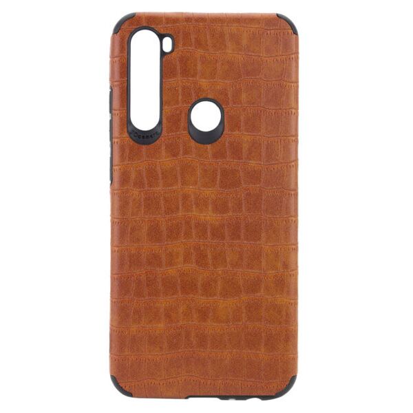 Кожаная накладка Epic Vivi Crocodile series для Samsung Galaxy A21 (Sienna)
