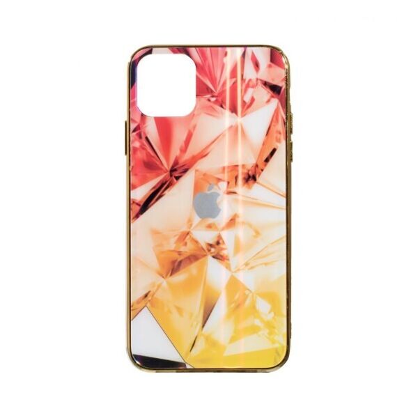 Силикон Case Original Glass Силиконовый 3D чехол Prism для Apple iPhone 11 (Золотой)