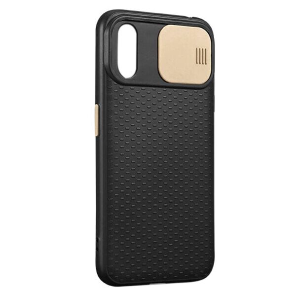 Силиконовый чехол Camshield Black со шторкой защищающей камеру для Apple iPhone X / XS (5.8") (Черный / Золотой)
Силиконовый чехол Camshield Black со шторкой защищающей камеру для Apple iPhone X / XS (5.8") (Черный / Золотой)