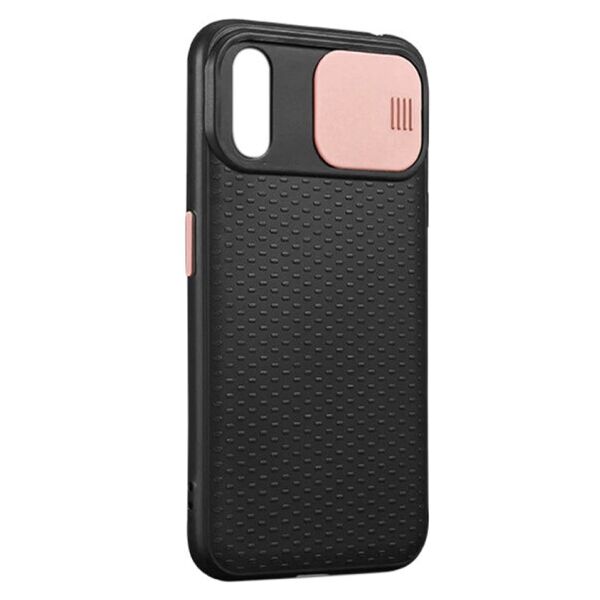 Силиконовый чехол Camshield Black со шторкой защищающей камеру для Apple iPhone X / XS (5.8") (Черный / Розовый)
Силиконовый чехол Camshield Black со шторкой защищающей камеру для Apple iPhone X / XS (5.8") (Черный / Розовый)