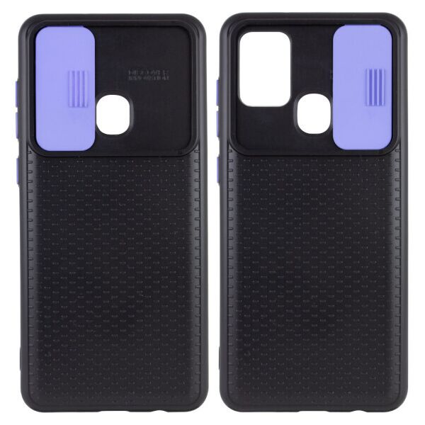 Силиконовый чехол Camshield Black со шторкой защищающей камеру для Samsung Galaxy A21s (Черный / Сиреневый)
Силиконовый чехол Camshield Black со шторкой защищающей камеру для Samsung Galaxy A21s (Черный / Сиреневый)