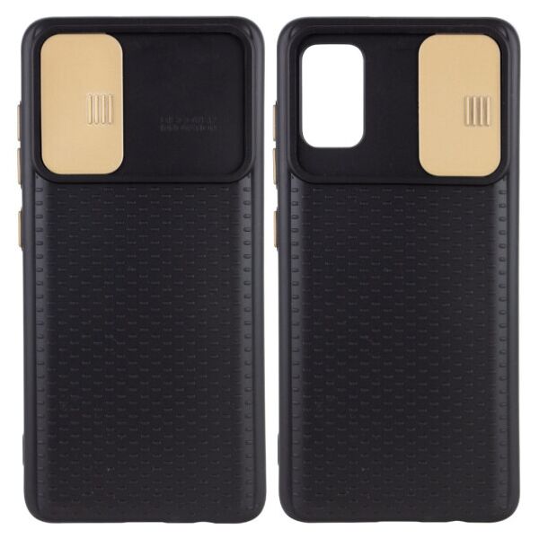 Силиконовый чехол Camshield Black со шторкой защищающей камеру для Samsung Galaxy A41 (Черный / Золотой)
Силиконовый чехол Camshield Black со шторкой защищающей камеру для Samsung Galaxy A41 (Черный / Золотой)