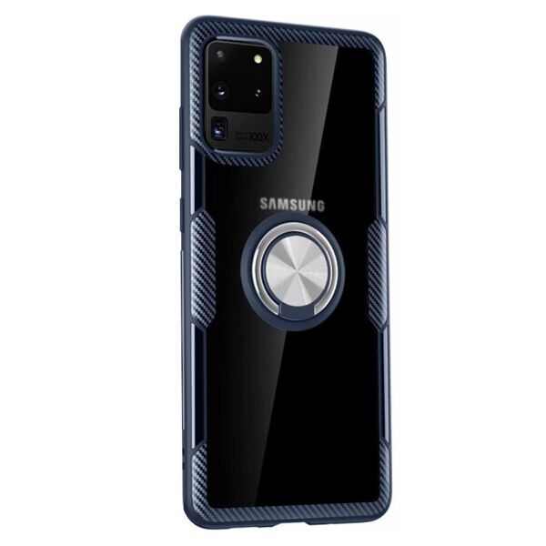 Противоударный чехол Deen CrystalRing под магнитный держатель для Samsung Galaxy S20 Ultra (Прозрачный / Темно-синий)
Противоударный чехол Deen CrystalRing под магнитный держатель для Samsung Galaxy S20 Ultra (Прозрачный / Темно-синий)