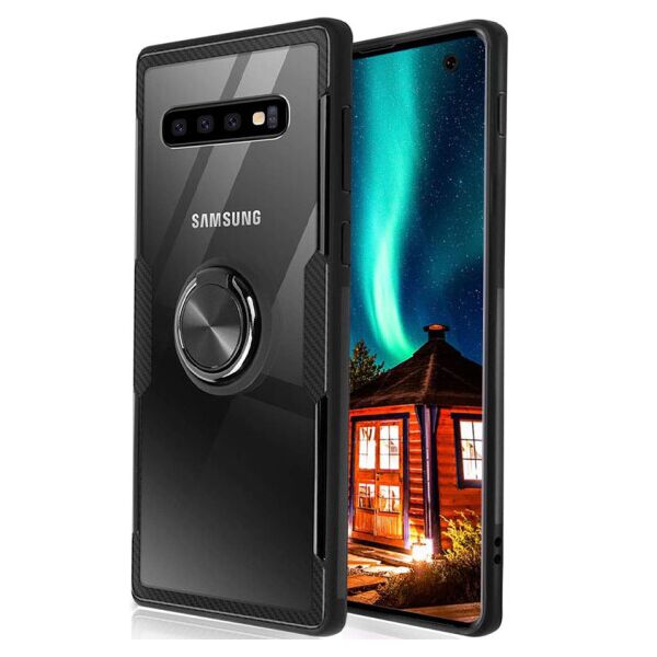 Противоударный чехол Deen CrystalRing под магнитный держатель для Samsung Galaxy S10+ (Прозрачный / Черный)
Противоударный чехол Deen CrystalRing под магнитный держатель для Samsung Galaxy S10+ (Прозрачный / Черный)
