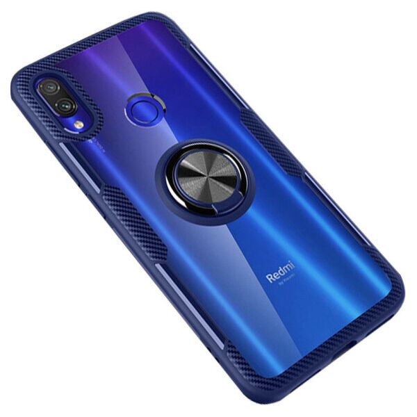 Противоударный чехол Deen CrystalRing под магнитный держатель для Xiaomi Redmi Note 7 / Note 7 Pro / Note 7s (Прозрачный / Синий)
Противоударный чехол Deen CrystalRing под магнитный держатель для Xiaomi Redmi Note 7 / Note 7 Pro / Note 7s (Прозрачный / Синий)