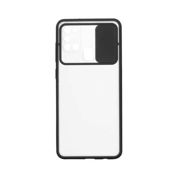 Силиконовый чехол Camshield со шторкой защищающей камеру для Samsung Galaxy A21s (Черный)
Силиконовый чехол Camshield со шторкой защищающей камеру для Samsung Galaxy A21s (Черный)