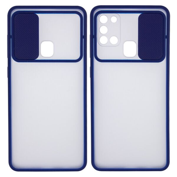 Силиконовый чехол Camshield со шторкой защищающей камеру для Samsung Galaxy A21s (Синий)
Силиконовый чехол Camshield со шторкой защищающей камеру для Samsung Galaxy A21s (Синий)