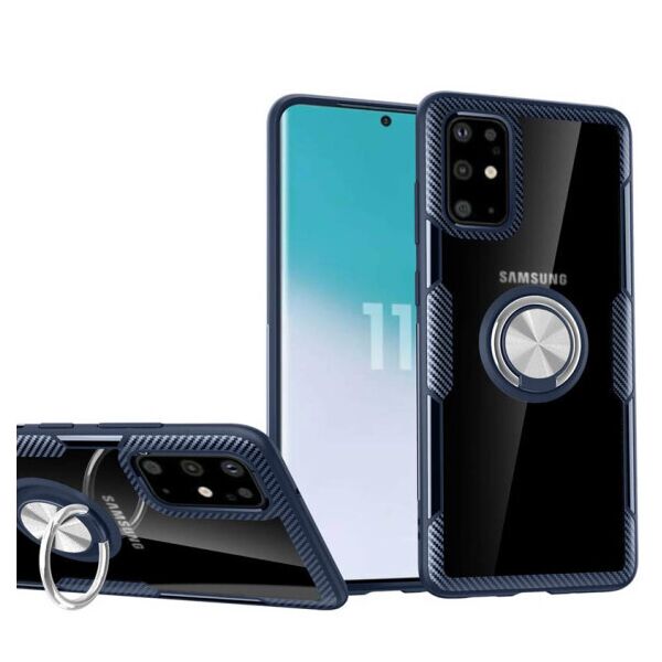 TPU+PC чехол Deen CrystalRing под магнитный держатель для Samsung Galaxy S20 Ultra (Прозрачный / Темно-синий)
TPU+PC чехол Deen CrystalRing под магнитный держатель для Samsung Galaxy S20 Ultra (Прозрачный / Темно-синий)