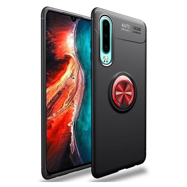 Силиконовый чехол Deen ColorRing под магнитный держатель для Huawei P30 (Черный / Красный)
Силиконовый чехол Deen ColorRing под магнитный держатель для Huawei P30 (Черный / Красный)