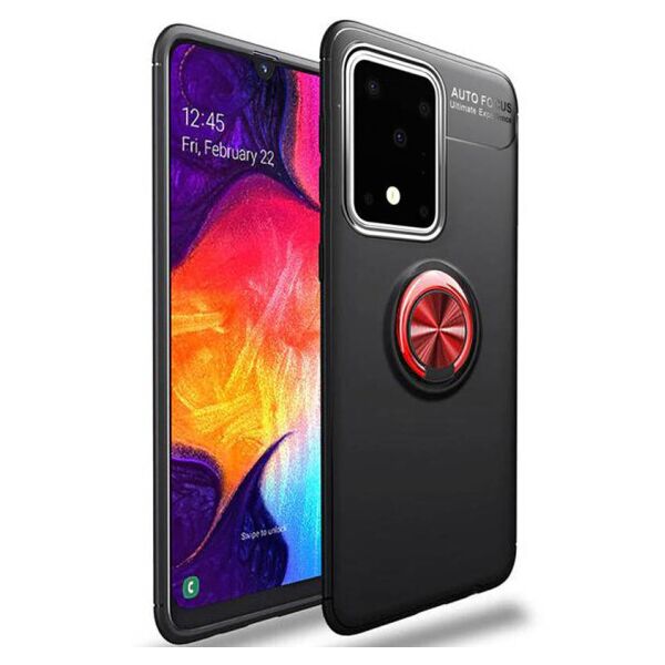 Силиконовый чехол Deen ColorRing под магнитный держатель для Samsung Galaxy S20 Ultra (Черный / Красный)
Силиконовый чехол Deen ColorRing под магнитный держатель для Samsung Galaxy S20 Ultra (Черный / Красный)