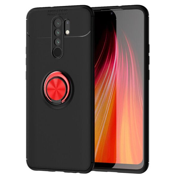 Силиконовый чехол Deen ColorRing под магнитный держатель для Xiaomi Redmi 9 (Черный / Красный)
Силиконовый чехол Deen ColorRing под магнитный держатель для Xiaomi Redmi 9 (Черный / Красный)