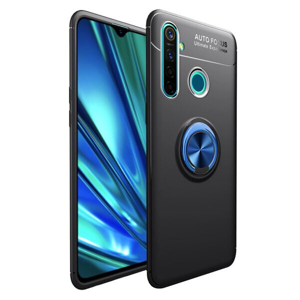 Силиконовый чехол Deen ColorRing под магнитный держатель для Realme 5 Pro (Черный / Синий)
Силиконовый чехол Deen ColorRing под магнитный держатель для Realme 5 Pro (Черный / Синий)