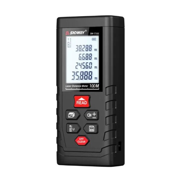Лазерный дальномер SNDWAY SW-T10S оригинал в коробке, лазерная рулетка, 100м, измеритель расстояния
Лазерный дальномер SNDWAY SW-T10S оригинал в коробке, лазерная рулетка, 100м, измеритель расстояния