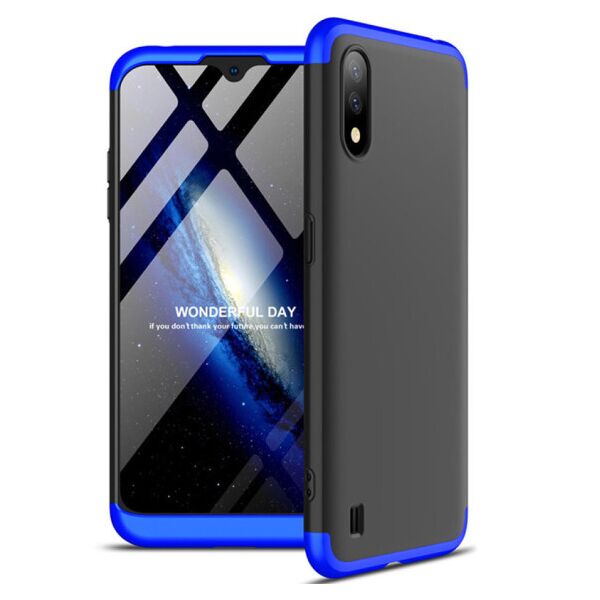 Пластиковая накладка GKK LikGus 360 градусов (opp) для Samsung Galaxy A01 (Черный / Синий) 
Пластиковая накладка GKK LikGus 360 градусов (opp) для Samsung Galaxy A01 (Черный / Синий)