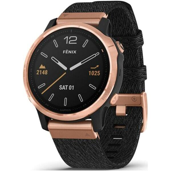 Смарт-часы Garmin Fenix 6S Sapphire Rose Goldtone with Heathered Black Nylon Band, North (010-02159-36)
Смарт-часы Garmin Fenix 6S Sapphire Rose Goldtone with Heathered Black Nylon Band, North (010-02159-36)