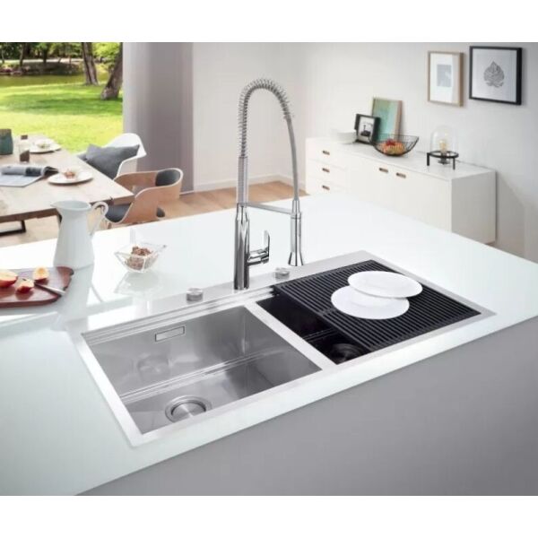 Прямоугольная Кухонная мойка Grohe Sink K800 31584SD0 раковина Нержавеющая сталь
Прямоугольная Кухонная мойка Grohe Sink K800 31584SD0 раковина Нержавеющая сталь