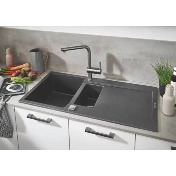 Прямоугольная мойка для кухни гранитная Grohe EX Sink K500 31646AT0 раковина
Прямоугольная мойка для кухни гранитная Grohe EX Sink K500 31646AT0 раковина