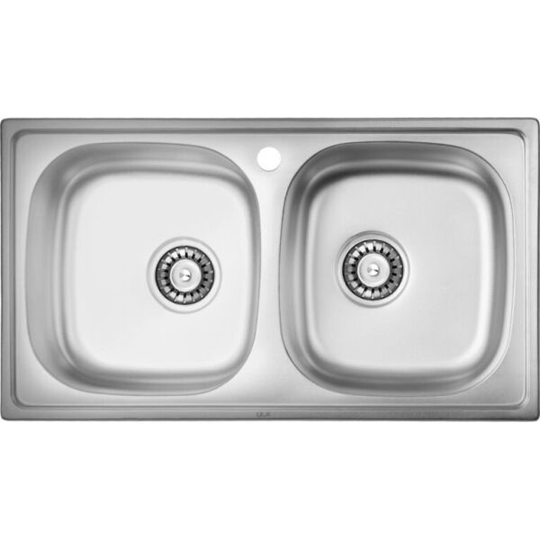 Прямоугольная врезная кухонная мойка двойная ULA 5104 Micro Decor (ULA5104DEC08) (780X430 ММ), МИКРОТЕКСТУРА Нержавеющая сталь
Прямоугольная врезная кухонная мойка двойная ULA 5104 Micro Decor (ULA5104DEC08) (780X430 ММ), МИКРОТЕКСТУРА Нержавеющая сталь