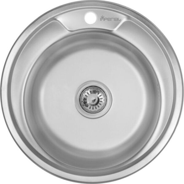 Кухонная мойка врезная Imperial 490-A Polish (IMP490A06POL160) СТАЛЬНАЯ КРУГЛАЯ (Ø490 ММ), ГЛЯНЕЦ, СТАЛЬ 0,6 ММ
Кухонная мойка врезная Imperial 490-A Polish (IMP490A06POL160) СТАЛЬНАЯ КРУГЛАЯ (Ø490 ММ), ГЛЯНЕЦ, СТАЛЬ 0,6 ММ