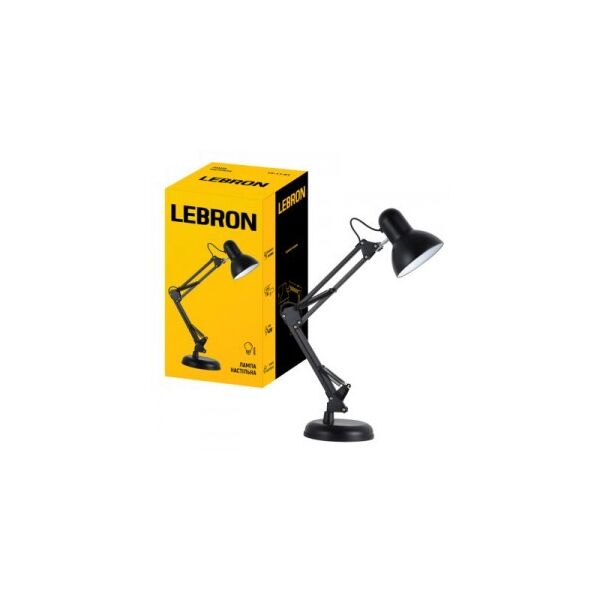 Настольная телескопическая лампа Lebron E27-40W, Черная
Настольная телескопическая лампа Lebron E27-40W, Черная