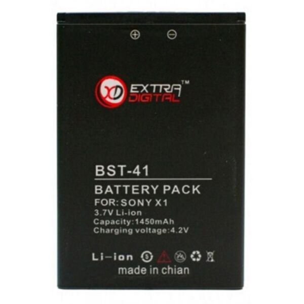 Аккумуляторная батарея для телефона EXTRADIGITAL Sony Ericsson BST-41 (1450 mAh) (BMS6355)
Аккумуляторная батарея для телефона EXTRADIGITAL Sony Ericsson BST-41 (1450 mAh) (BMS6355)