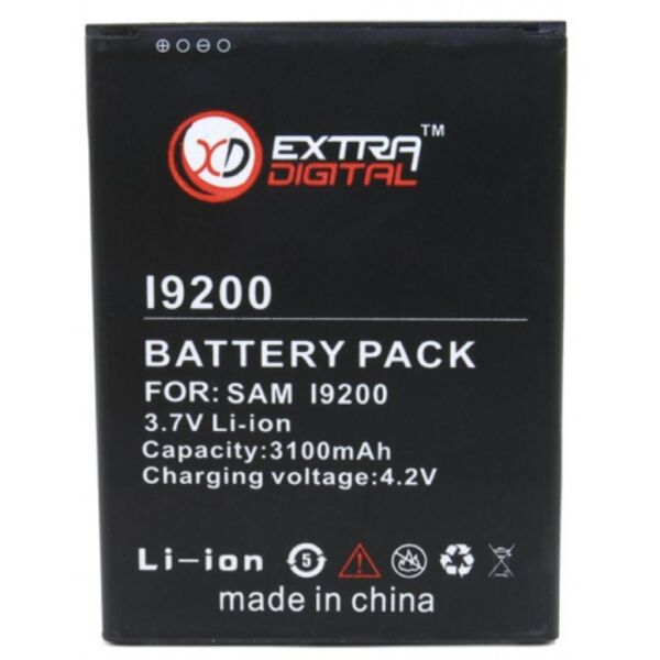 Аккумуляторная батарея для телефона EXTRADIGITAL Samsung GT-i9200 Galaxy Mega (3100 mAh) (BMS1149)
Аккумуляторная батарея для телефона EXTRADIGITAL Samsung GT-i9200 Galaxy Mega (3100 mAh) (BMS1149)