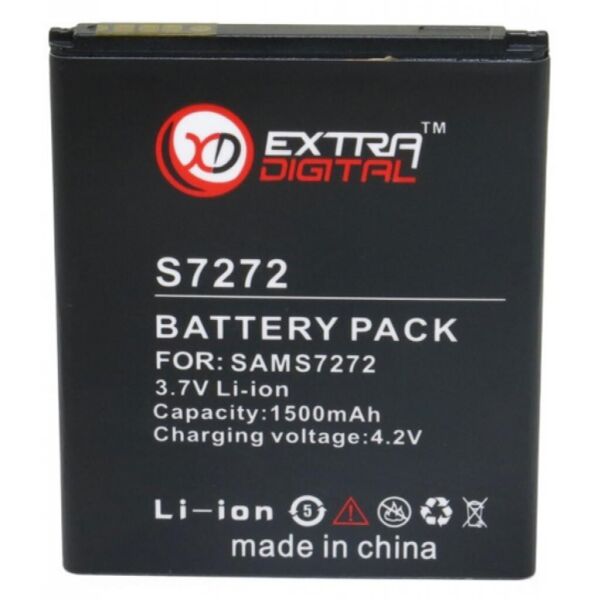 Аккумуляторная батарея для телефона EXTRADIGITAL Samsung Galaxy Ace 3 Duos (1500 mAh) (BMS6298)
Аккумуляторная батарея для телефона EXTRADIGITAL Samsung Galaxy Ace 3 Duos (1500 mAh) (BMS6298)