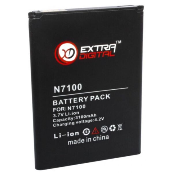 Аккумуляторная батарея для телефона EXTRADIGITAL Samsung GT-N7100 Galaxy Note 2 (3100 mAh) (BMS6317)
Аккумуляторная батарея для телефона EXTRADIGITAL Samsung GT-N7100 Galaxy Note 2 (3100 mAh) (BMS6317)