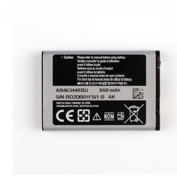 Аккумулятор AB463446BU для Samsung B320, B520, C120, C130, C160, C240, C250, C260, C270, C3010, C450 800 mAh
Аккумулятор AB463446BU для Samsung B320, B520, C120, C130, C160, C240, C250, C260, C270, C3010, C450 800 mAh
