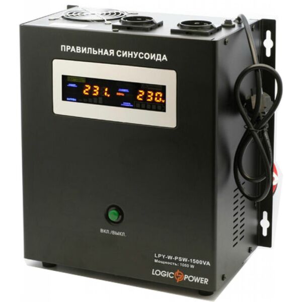 Бесперебойник LogicPower LPY-C-PSW-2000VA - ИБП (24В, 1400Вт) - инвертор с чистой синусоидой
Бесперебойник LogicPower LPY-C-PSW-2000VA - ИБП (24В, 1400Вт) - инвертор с чистой синусоидой