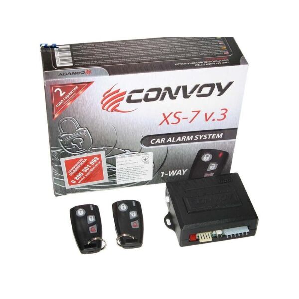 Сигнализация 1-стороняя с силовым выходом без сирены Convoy XS- 7 v3 /турботаймер/блок.двигателя
Сигнализация 1-стороняя с силовым выходом без сирены Convoy XS- 7 v3 /турботаймер/блок.двигателя