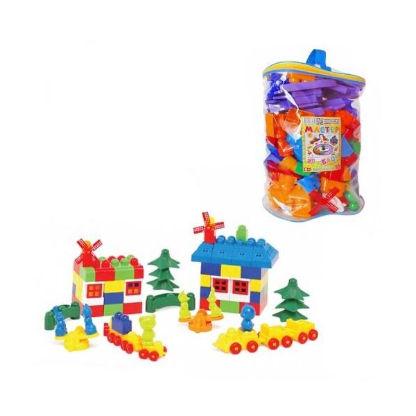 Конструктор Мастер Блок №11, 121 детали 1-056 
Конструктор Мастер Блок №11, 121 детали 1-056