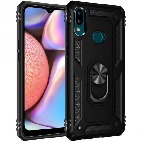 Ударопрочный чехол Serge Ring магнитный держатель для Samsung Galaxy A10s (Черный) (775849)
Ударопрочный чехол Serge Ring магнитный держатель для Samsung Galaxy A10s (Черный) (775849)