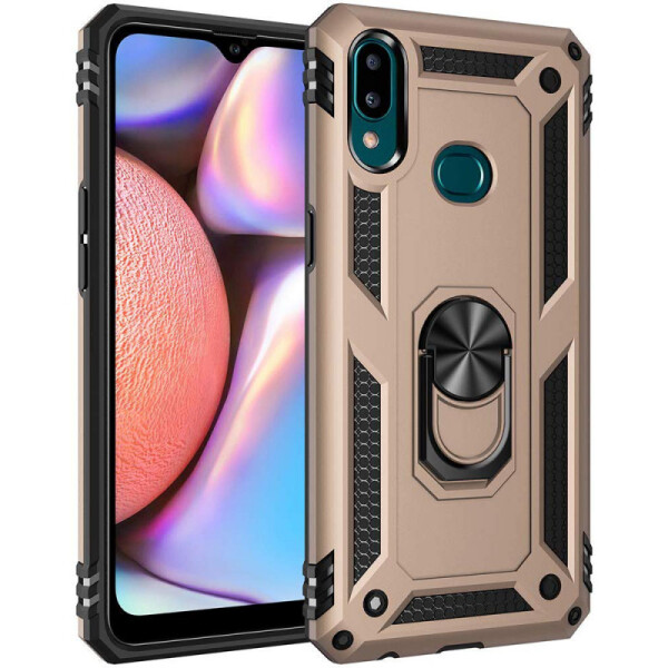 Ударопрочный чехол Serge Ring магнитный держатель для Samsung Galaxy A10s (Золотой) (775894)
Ударопрочный чехол Serge Ring магнитный держатель для Samsung Galaxy A10s (Золотой) (775894)