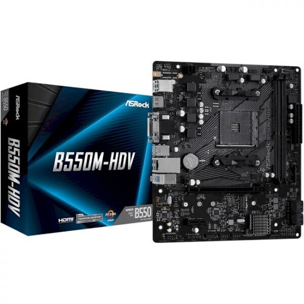 Материнская плата ASRock b550m-hdv
Материнская плата ASRock b550m-hdv