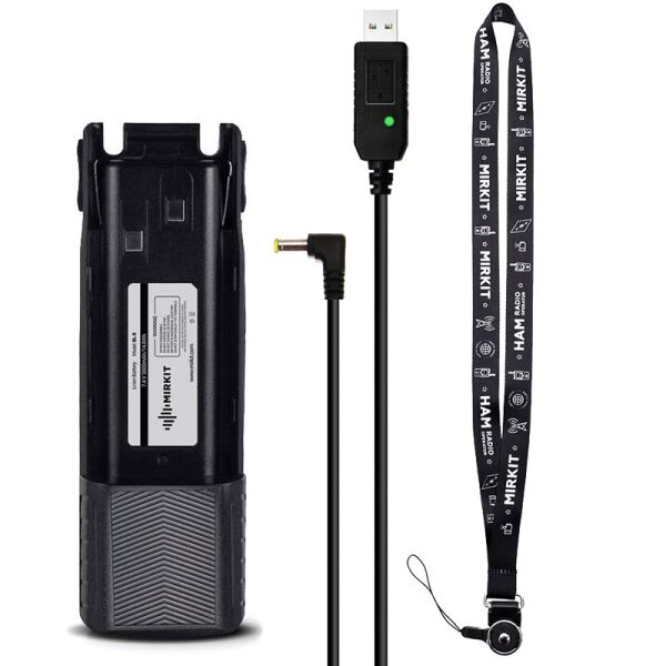 Аккумулятор для рации Baofeng UV-5R 3800 mAh (BL-5L), комплект 2 шт. + Кабель для зарядки + Ремшок на шею Mirkit
Аккумулятор для рации Baofeng UV-5R 3800 mAh (BL-5L), комплект 2 шт. + Кабель для зарядки + Ремшок на шею Mirkit