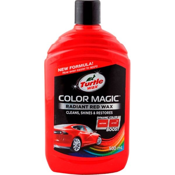 Цветообогащённый полироль КРАСНЫЙ Color Magic 500 мл EXTRA FILL Turtle Wax (5010322532405)
Цветообогащённый полироль КРАСНЫЙ Color Magic 500 мл EXTRA FILL Turtle Wax (5010322532405)