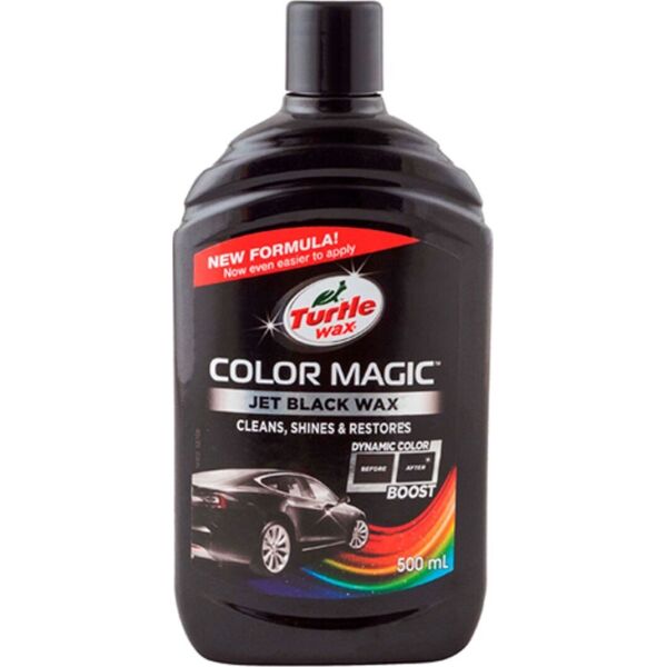 Цветообогащённый полироль ЧЁРНЫЙ Color Magic 500 мл EXTRA FILL Turtle Wax (5010322532375)
Цветообогащённый полироль ЧЁРНЫЙ Color Magic 500 мл EXTRA FILL Turtle Wax (5010322532375)